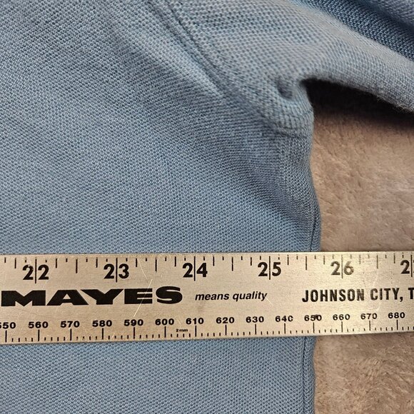 Carhartt Mens Polo Shirt 2XL Blue 100% Cotton Short Sleeve Classic Fit Casual - Picture 4 of 13